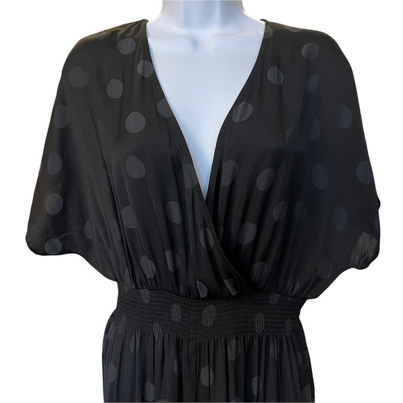 NWT Madewell Wrap Front Smock Waist Jumpsuit in Dot Jacquard Size Small - Picture 4 of 16